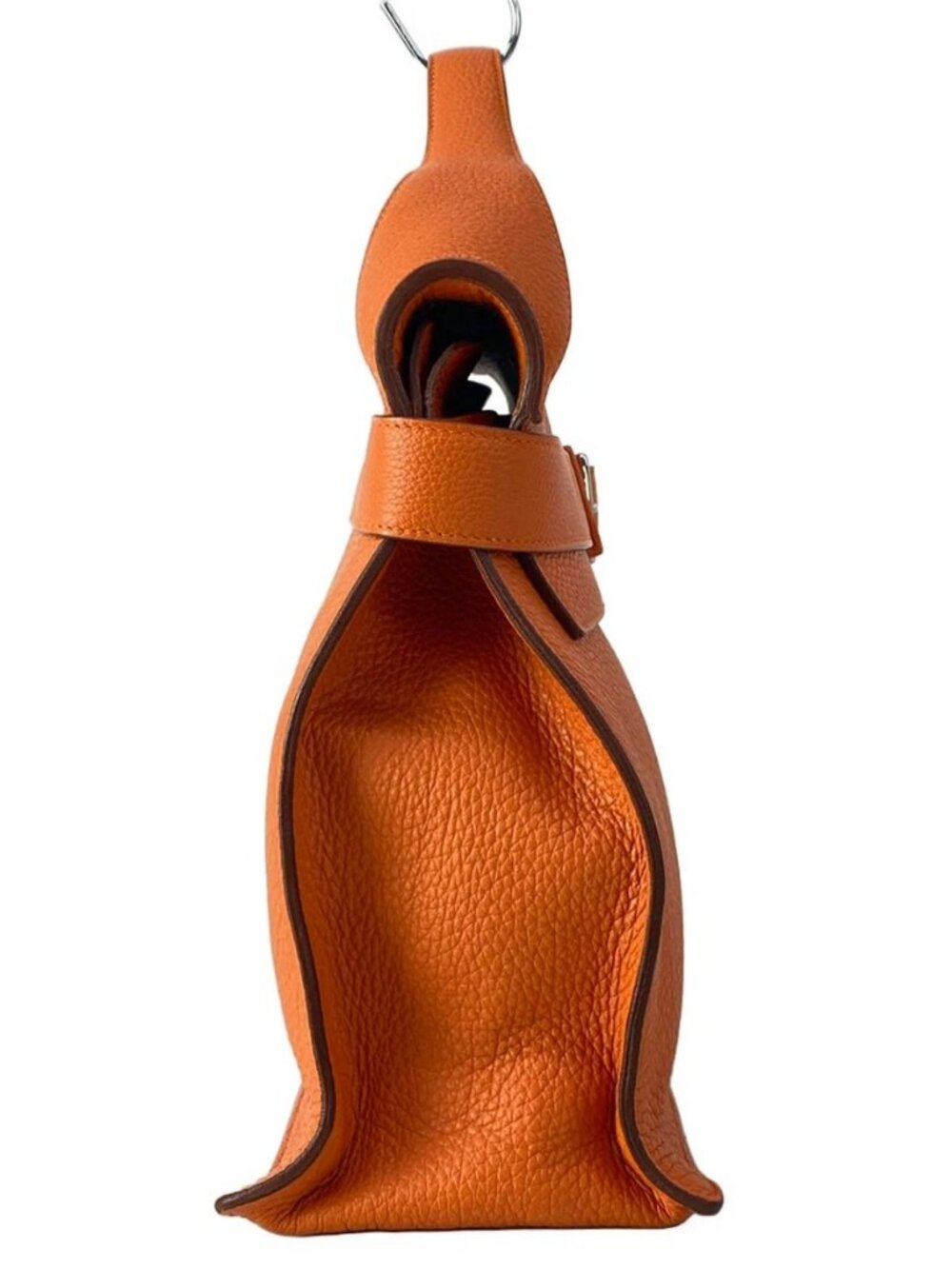 HERMES Etribelt Orange Togo Unclear Handbag - Picture 5 of 16